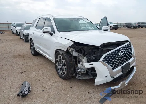 2021 Hyundai Palisade Calligraphy z USA, uszkodzony, nr VIN KM8R7DHE3MU201377